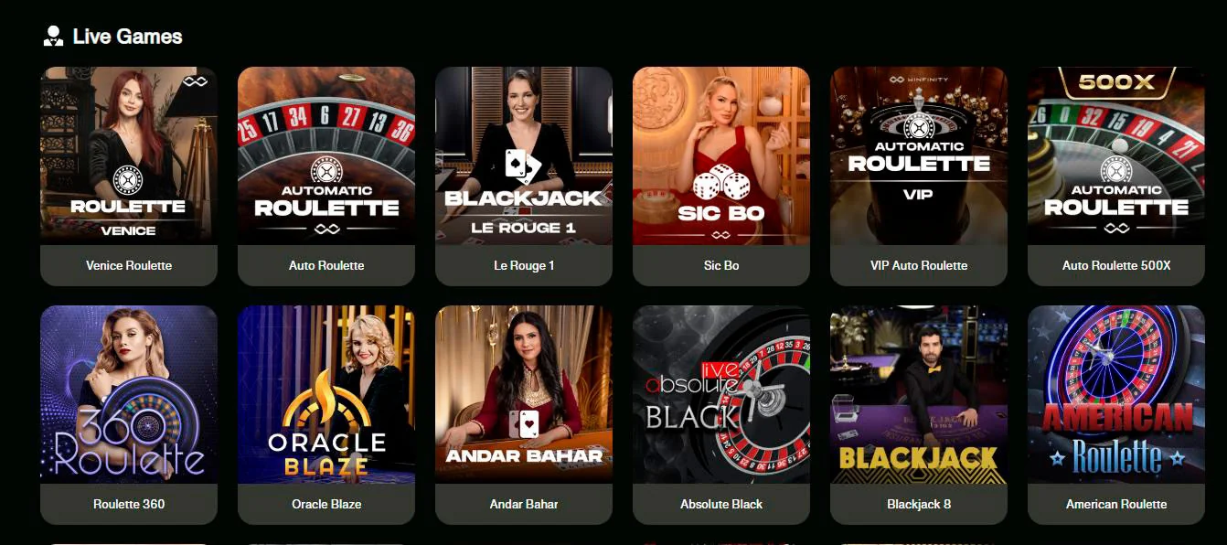 live dealers cashwin casino